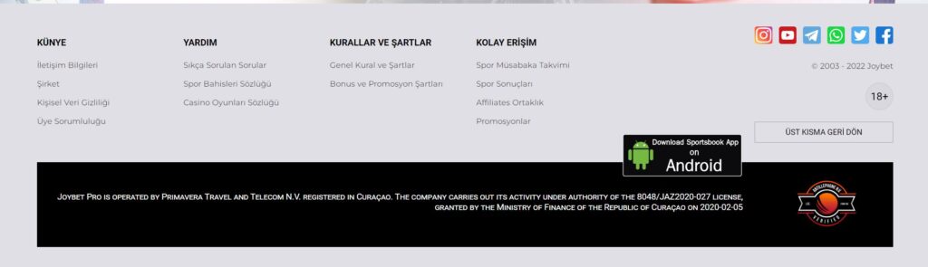 joybet hakkında